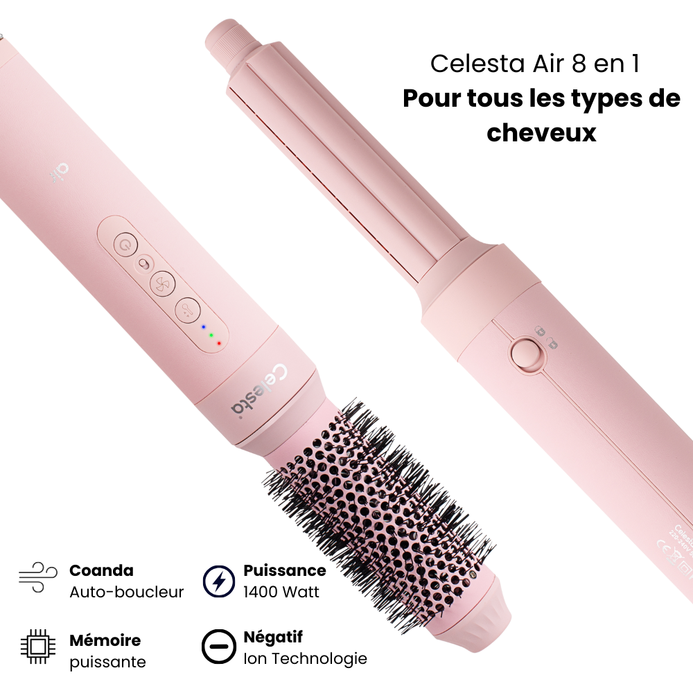 Celesta® Sèche-cheveux AirStyler - 8 en 1 - CELESTA