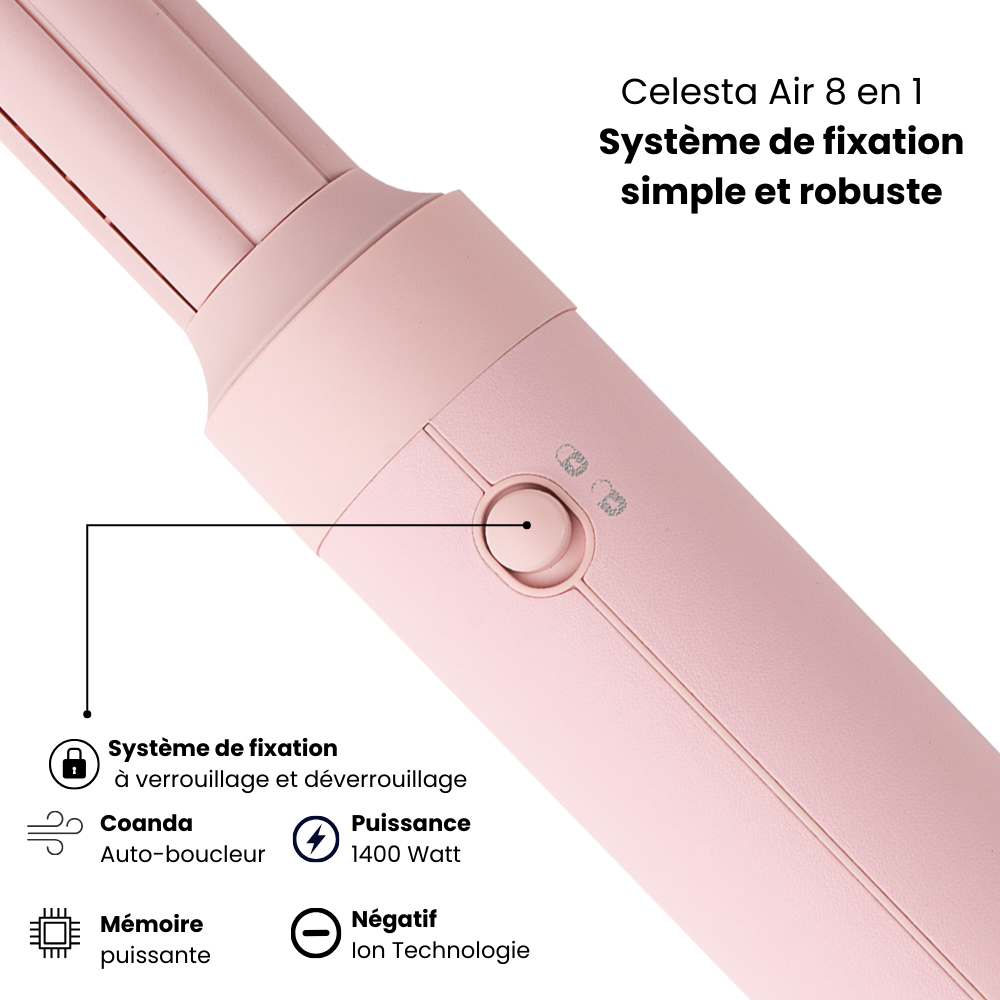 Celesta® Sèche-cheveux AirStyler - 8 en 1 - CELESTA