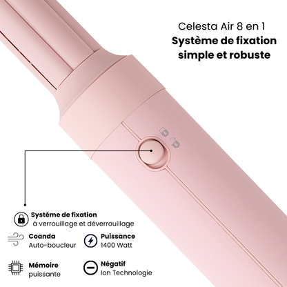 Celesta® Sèche-cheveux AirStyler - 8 en 1 - CELESTA