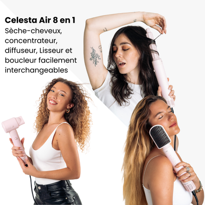Celesta® Sèche-cheveux AirStyler - 8 en 1 - CELESTA